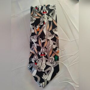 Vintage Bugs Bunny Cartoon Tie